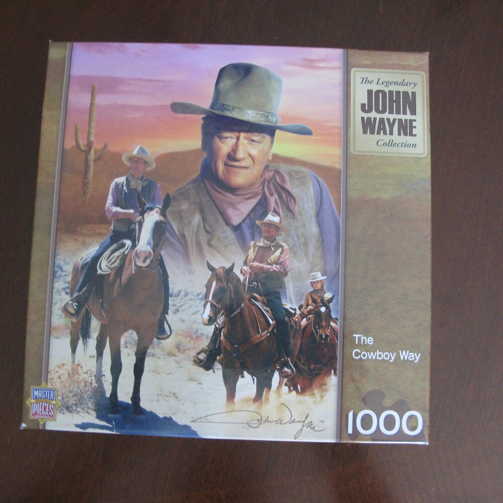 NIB John Wayne 1000 Pc Puzzle Sealed Bag